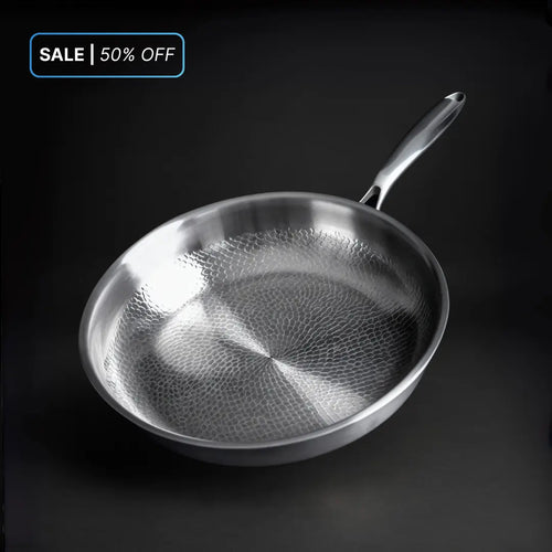 Pure Titanium Hammered Pan