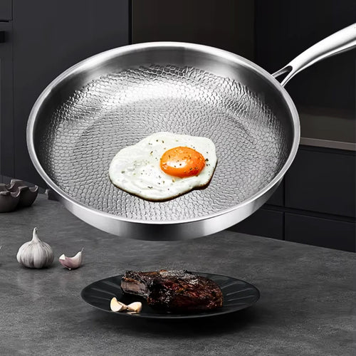 Pure Titanium Hammered Pan