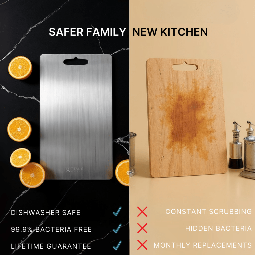Pure Titanium Cutting Board - Titan's Kitchen