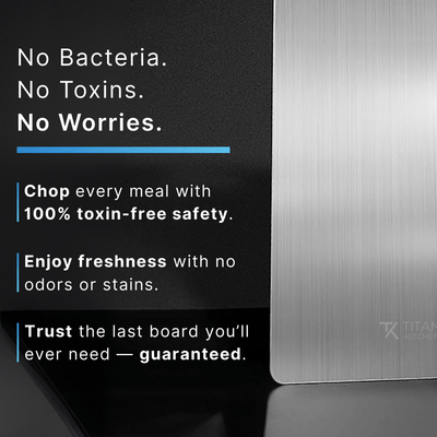Pure Titanium Cutting Board - Titan's Kitchen