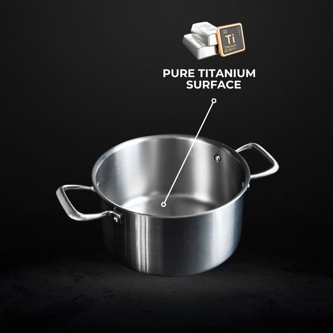 Pure Titanium Pot - Titan's Kitchen