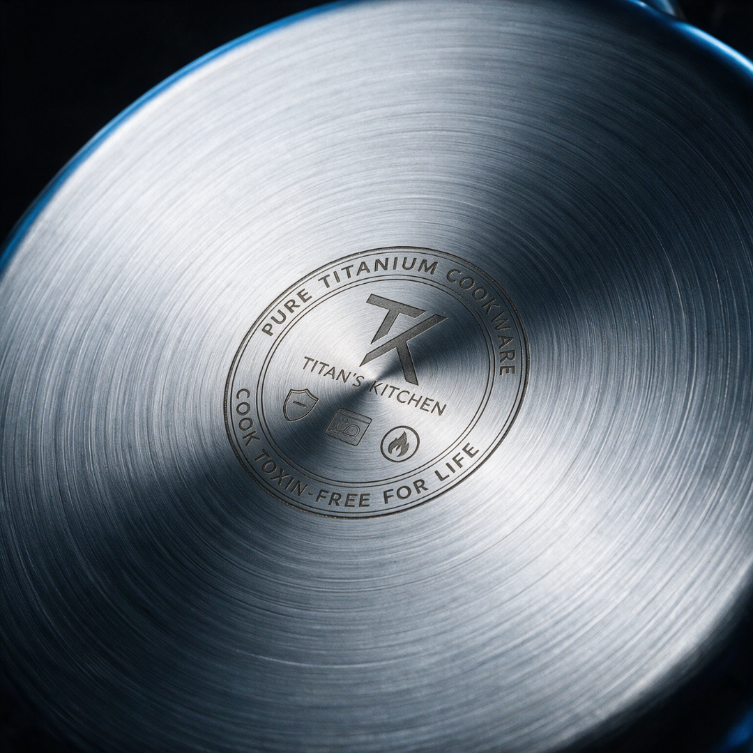 Pure Titanium Hammered Pan