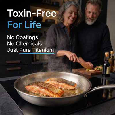 Titanium Pots & Pans Set, 8-pc