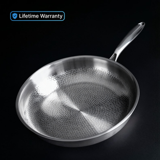 Pure Titanium Hammered Pan