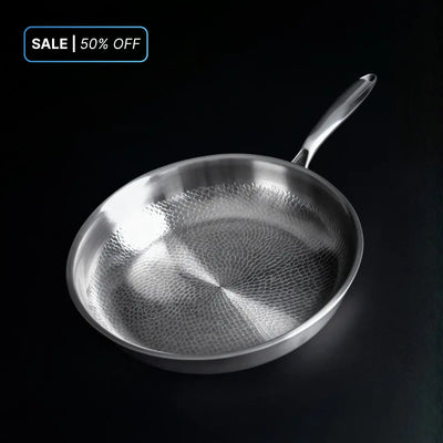 Pure Titanium Hammered Pan