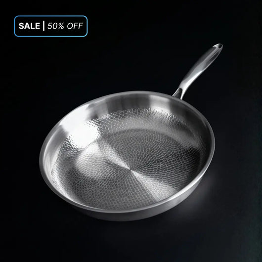 Pure Titanium Hammered Pan