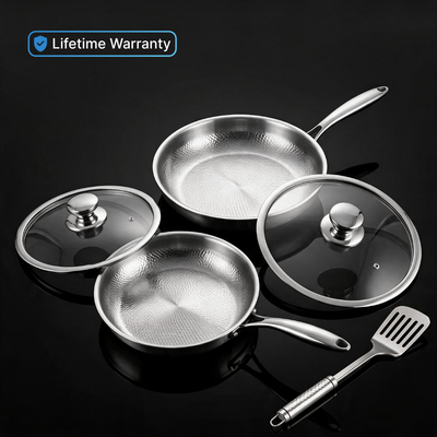 Pure Titanium Pan Set (9 inch + 12 inch)