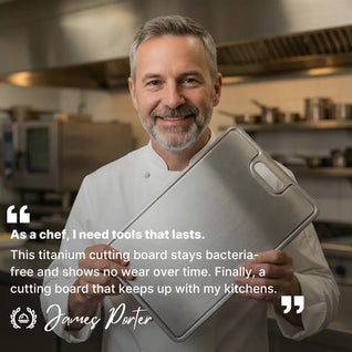 Pure Titanium Cutting Board