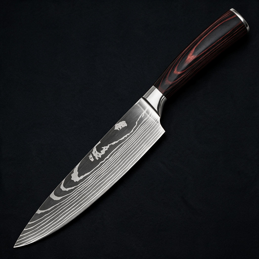 Damascus Chef's Knife 8"
