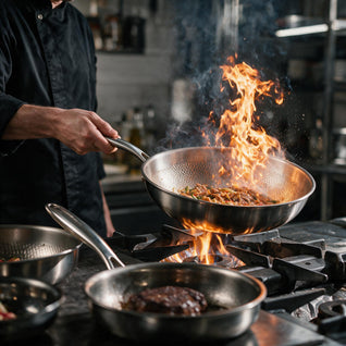 Pure Titanium Hammered Wok Pan