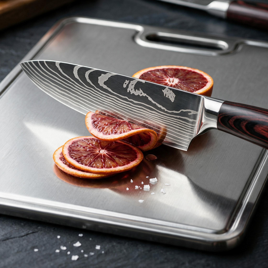 Damascus Chef's Knife 8"