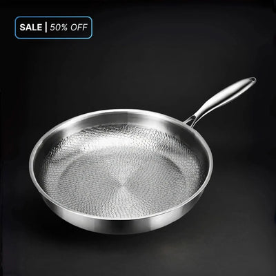Pure Titanium Hammered Pan - Titan's Kitchen