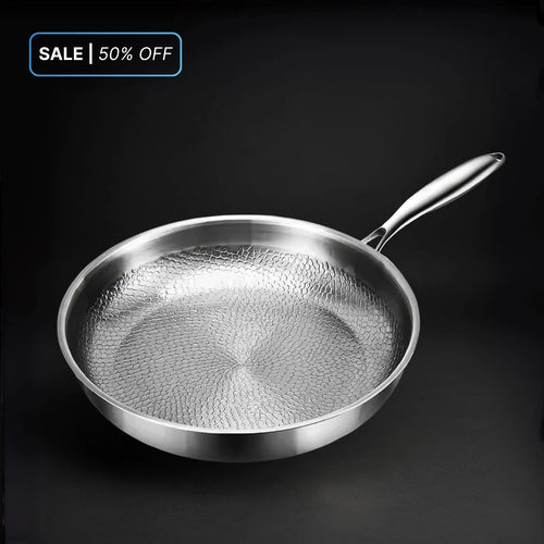 Pure Titanium Hammered Pan